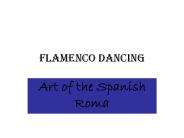 Flamenco Dancing