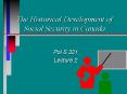 The Historical Development of Social Security in Canada PowerPoint PPT Presentation