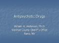 Antipsychotic Drugs PowerPoint PPT Presentation