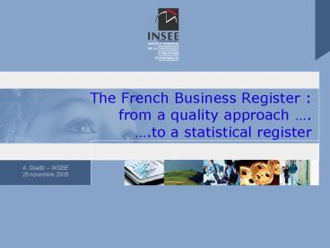 The French Business Register : from a quality approach 