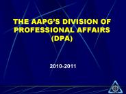 THE AAPG