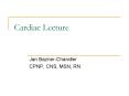 Cardiac Lecture PowerPoint PPT Presentation