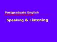 Speaking PowerPoint PPT Presentation