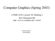 Computer Graphics (Spring 2003)