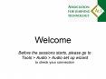 Before the sessions starts, please go to Tools > Audio > Audio set up wizard PowerPoint PPT Presentation