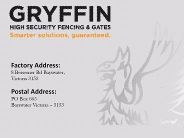 Gryffin - Security Solutions