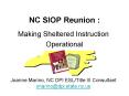 NC SIOP Reunion : PowerPoint PPT Presentation