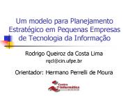 Um modelo para Planejamento Estrat