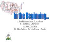 I. Background and Procedure