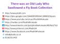 There Was An Old Lady Who Swallowed A Fly Book Collection PowerPoint PPT Presentation