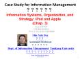 Case Study for Information Management ?????? PowerPoint PPT Presentation