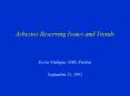 Asbestos Reserving Issues and Trends PowerPoint PPT Presentation