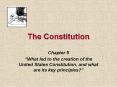 The Constitution PowerPoint PPT Presentation