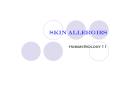 Skin Allergies PowerPoint PPT Presentation