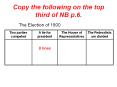 Copy the following on the top third of NB p.6. PowerPoint PPT Presentation