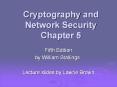Cryptography and Network Security Chapter 5 PowerPoint PPT Presentation