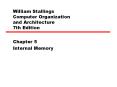 William Stallings Computer Organization and Architecture 7th Edition PowerPoint PPT Presentation