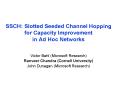 SSCH: Slotted Seeded Channel Hopping for Capacity Improvement in Ad Hoc Networks PowerPoint PPT Presentation