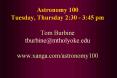 Astronomy 100 Tuesday, Thursday 2:30 - 3:45 pm Tom Burbine tburbine@mtholyoke.edu www.xanga.com/astronomy100 PowerPoint PPT Presentation