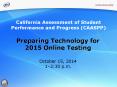 Preparing Technology for CAASPP 2015 Online Testing PowerPoint PPT Presentation