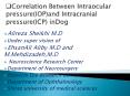 Correlation Between Intraocular pressure(IOP)and Intracranial pressure(ICP) inDog PowerPoint PPT Presentation