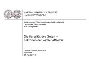 The Wittenberg Center for Global Ethics