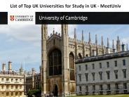 Study in UK