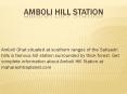 Amboli hill station PowerPoint PPT Presentation