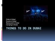 Things To Do in Dubai- AskExplorer