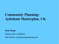 Community Planning: Aylesham Masterplan, UK PowerPoint PPT Presentation