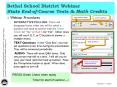 Bethel School District Webinar State End-of-Course Tests PowerPoint PPT Presentation
