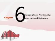 Managing Peace And Security: