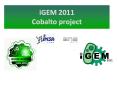 iGEM 2011 Cobalto project PowerPoint PPT Presentation
