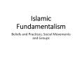 Islamic Fundamentalism PowerPoint PPT Presentation