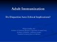 Adult Immunization Do Disparities have Ethical Implications? PowerPoint PPT Presentation