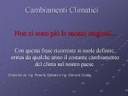 Cambiamenti Climatici