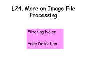 L24. More on Image File Processing