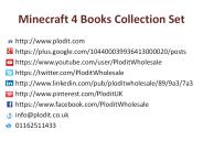 Minecraft 4 Books Collection Set