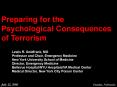Preparing for the Psychological Consequences of Terrorism PowerPoint PPT Presentation