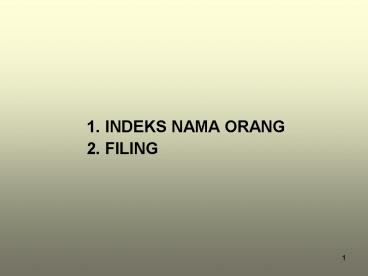 INDEKS NAMA ORANG