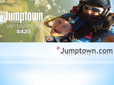 Skydiving near Boston - Jumptown.com