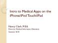 Intro to Medical Apps on the iPhone/iPod Touch/iPad PowerPoint PPT Presentation