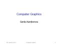 Application of Computer Graphics PowerPoint PPT Presentation