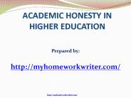 Academic Dishonesty
