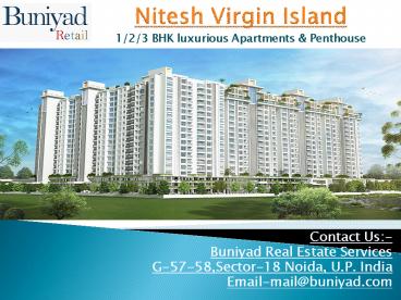 Nitesh Virgin Island - New Residential Launch by Nitesh Group