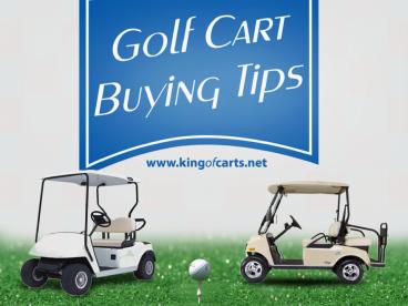 Tips to Buy the Right Golf Carts