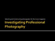 Photography Techniques