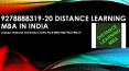 9278888319-20|Distance Learning MBA|MBA Distance Education|Online Education in India - jodhpur National University (JNU) PowerPoint PPT Presentation