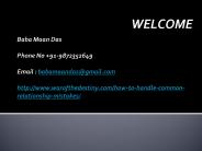 How to handle common relationship mistakes