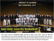 Sam Holz: Love for Basketball